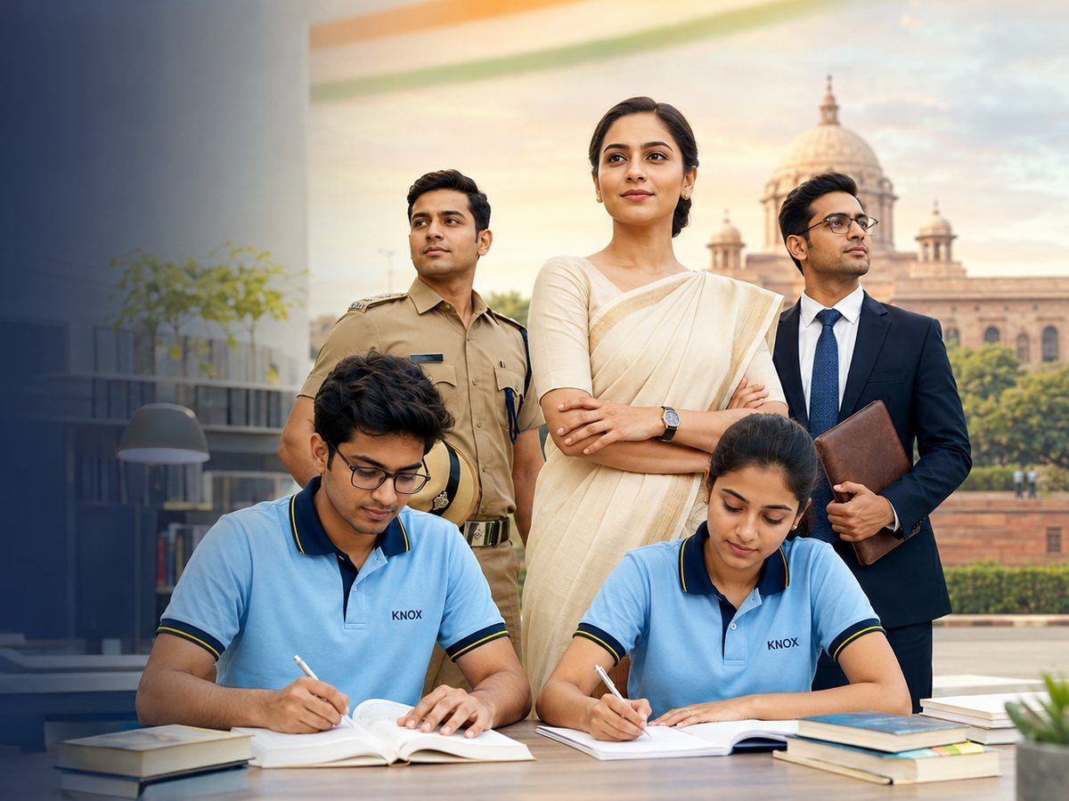 Knox aspirants studying for government exams