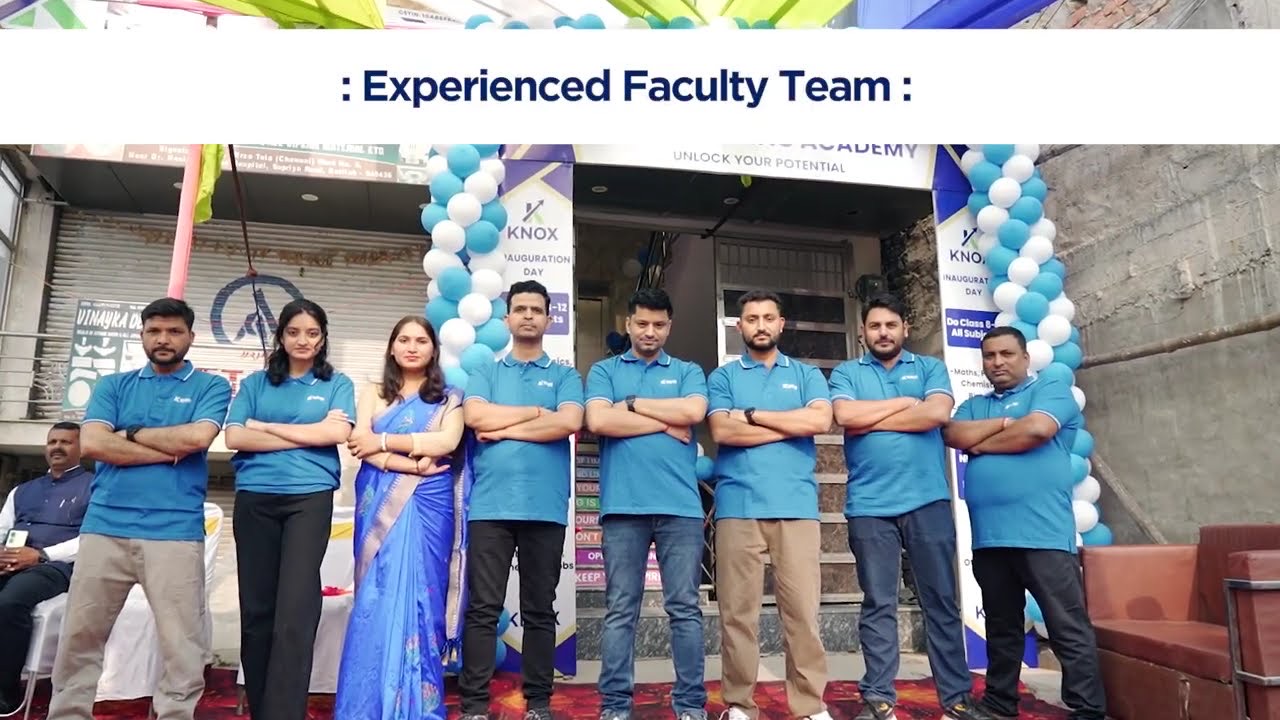 The Knox Learning Academy team on inauguration day in Bettiah
